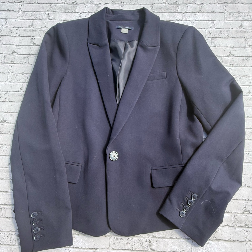 Tommy Hilfiger Dark Blue Jacket Sz 10 *FLAW*